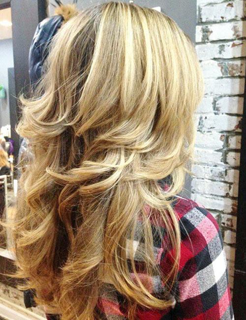 layered long hairstyles