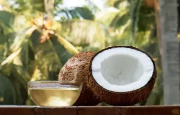 Coconut oil and onion juice for boosting hair growth