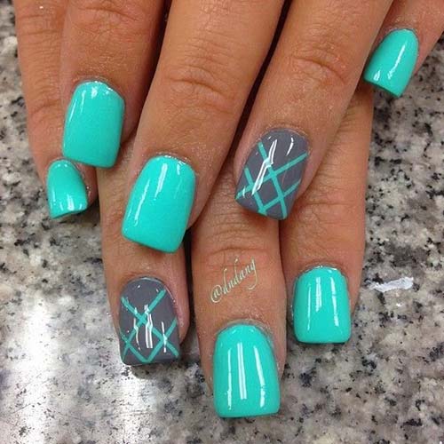 Top 50 Latest And Simple Nail Art Designs for Beginners 2017