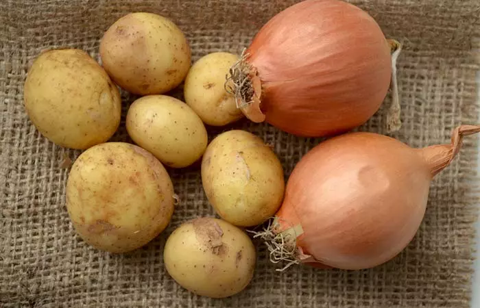 6. Potato And Onion Paste