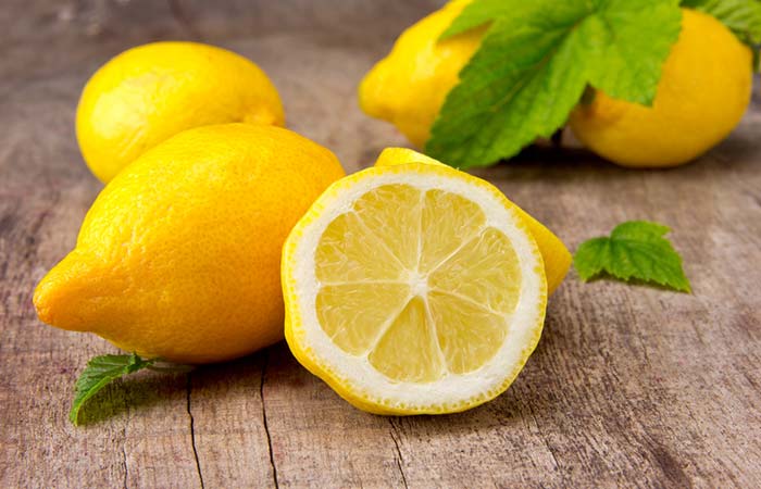 Lemon to mix with onion juice for hair growth