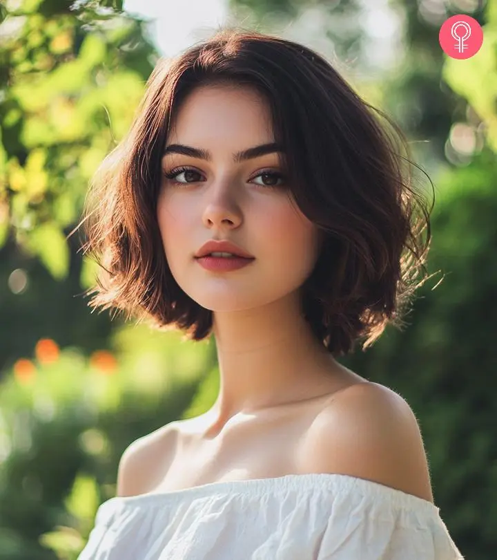 Hairstyles for round face girls