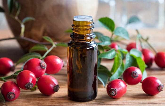 Rosehip seed oil for facial scars