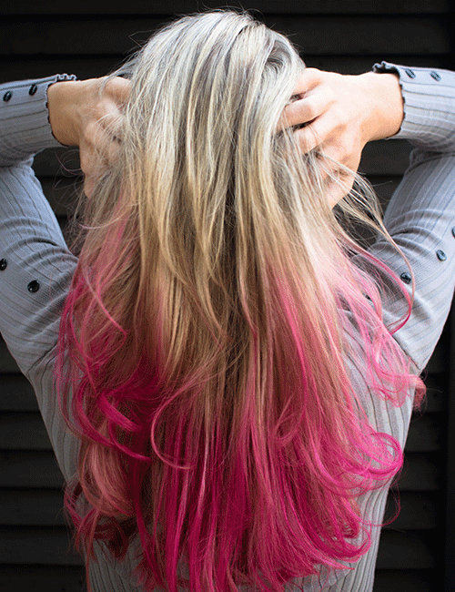Wispy Pink Ombre Layers