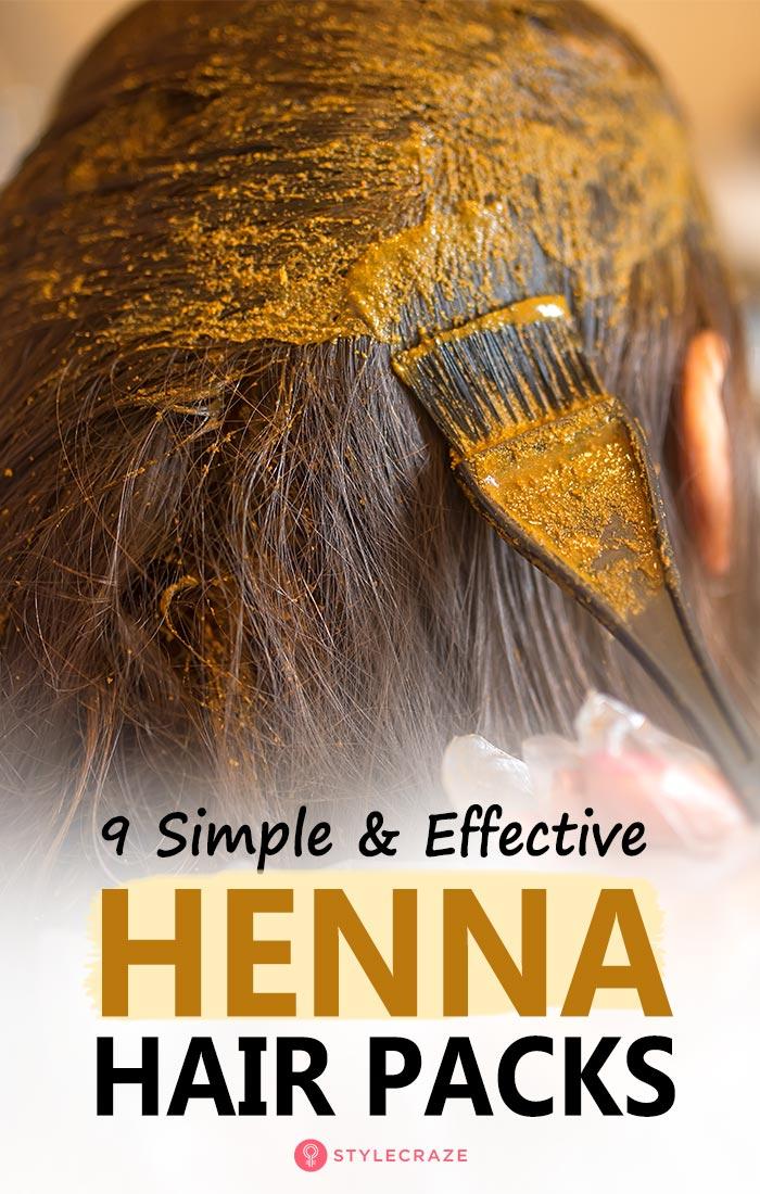 Henna For Hair 9 Simple & Effective Hair Packs