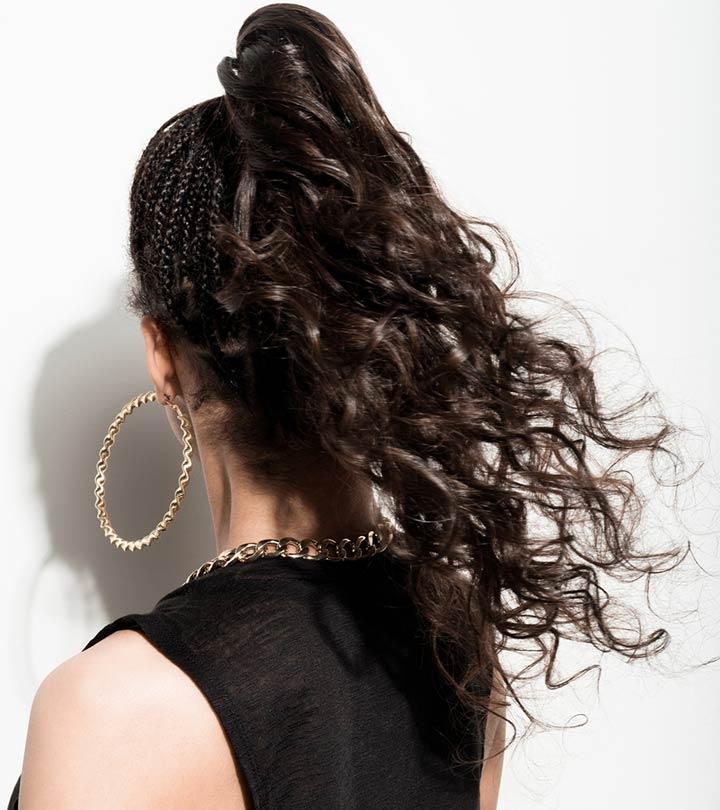 Curly Hair with Ponytail on Top The Perfect Style for Effortless Chic