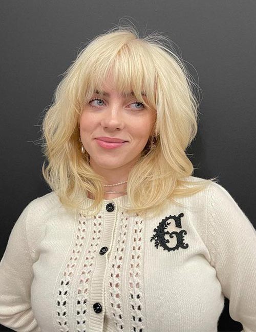 70s Blonde Hair With Bangs