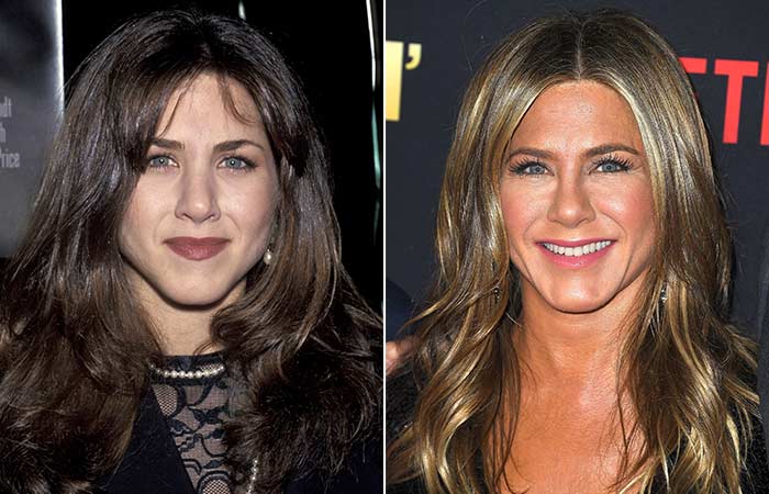 Jennifer Aniston before and after nose job