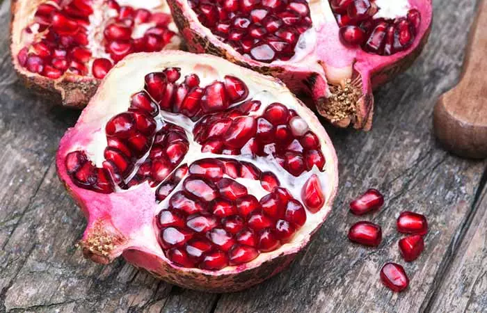 Pomegranate and cucumber facial toner for glowing skin