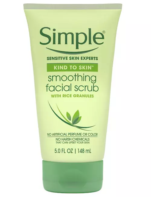 Simple Smoothing Facial Scrub - Best Skin Care Products
