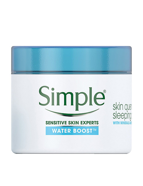 Simple Water Boost Skin Quench Sleeping Cream - Best Skin Care Products