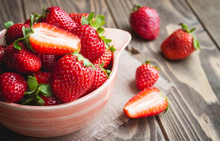 Strawberries to help get healthy hair