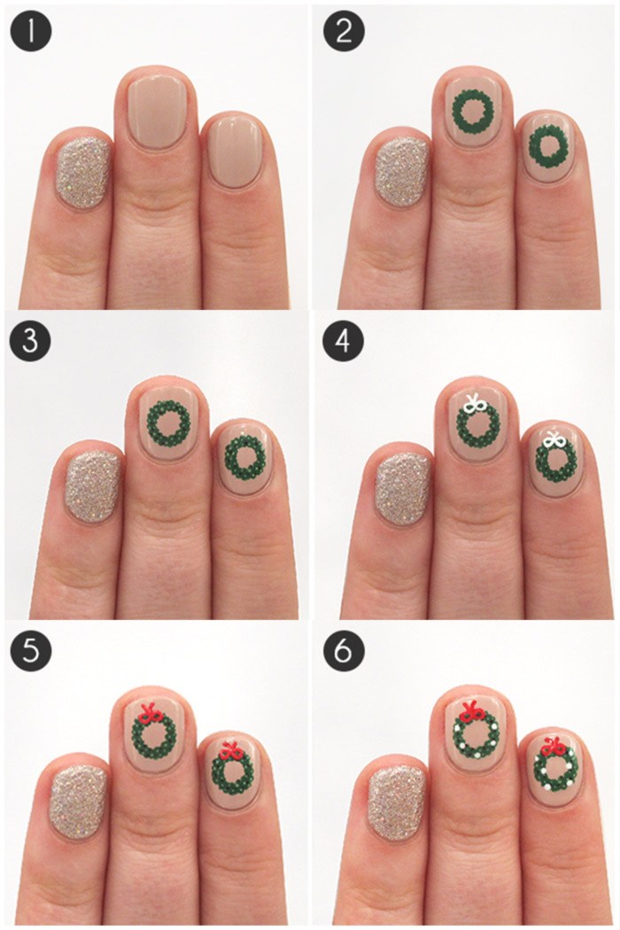 20 Fabulous and Easy DIY Christmas Nail Art Design Tutorials  Grain of sound