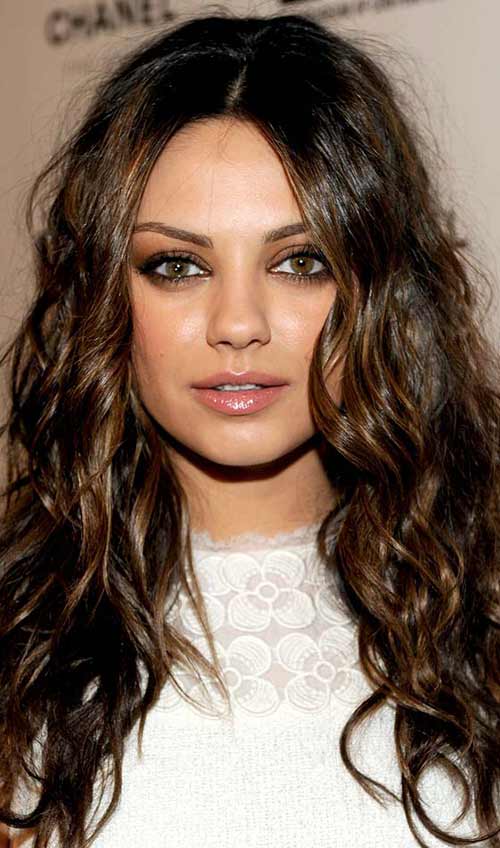 Loose waves prom hairstyle for medium length hair