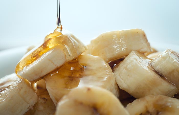 Banana and honey for oily skin