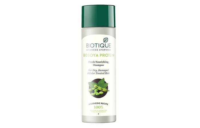 Biotique Bio Soya Protein Fresh Nourishing Shampoo - Shampoos For Dry And Damaged Hair
