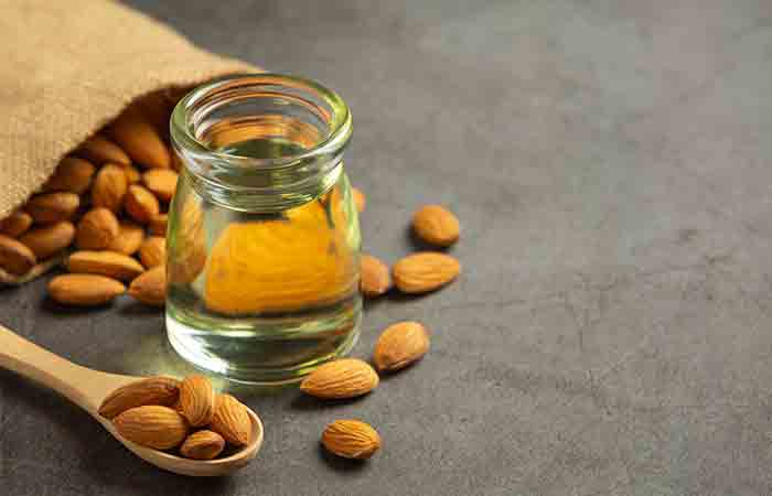 Almond oil for hot oil massage
