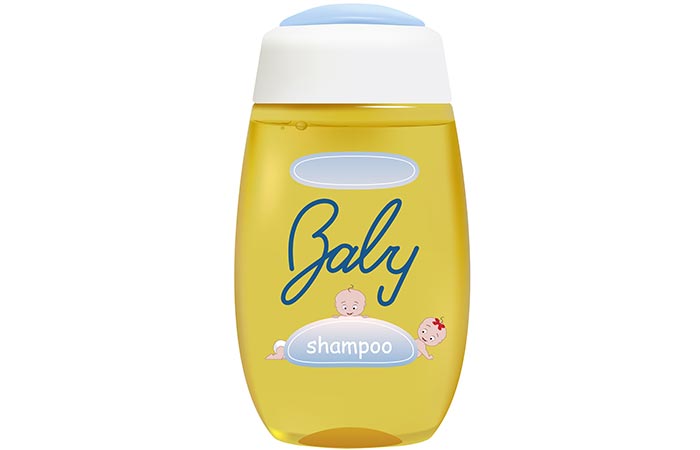 Baby shampoo for dandruff on eyelashes