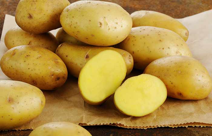 Potato to get rid of black knees and elbows