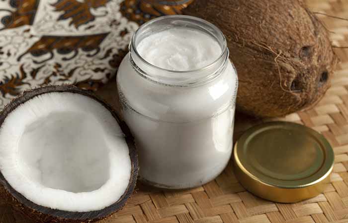 Coconut oil to get rid of black knees and elbows