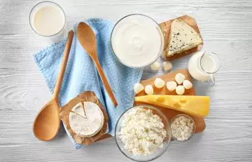 Calcium-rich foods like milk, cheese and yogurt are essential for good health