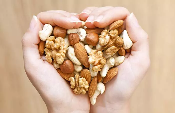 Consume seeds and nuts for glowing skin