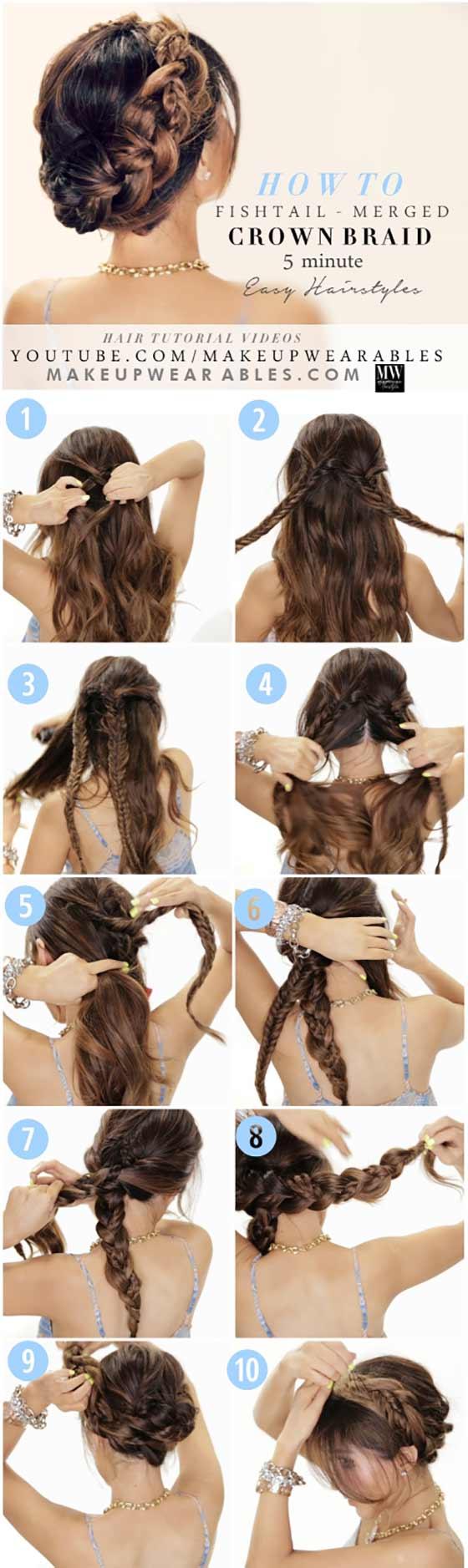 TOP 10 EASY braids  how to braid hair for BEGINNERS step by step by  LittleGirlHair  STEP by STEP tutorial  how to braid for beginners I will  show TOP 10