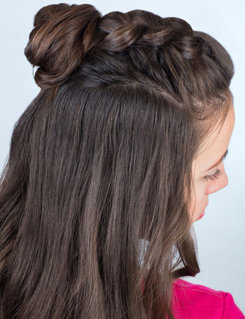 French braid prom hairstyle