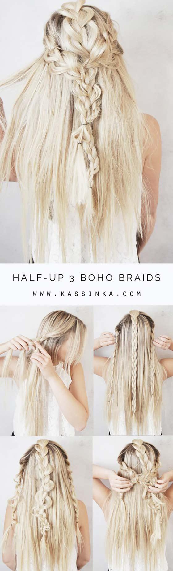 Hairstyles For Long Hair Braids - 45 Gorgeous Braid Styles That Are Easy To Master Cafemom Com : These easy braided hairstyles, ideal for all hair lengths, are perfect for a hot summer day.