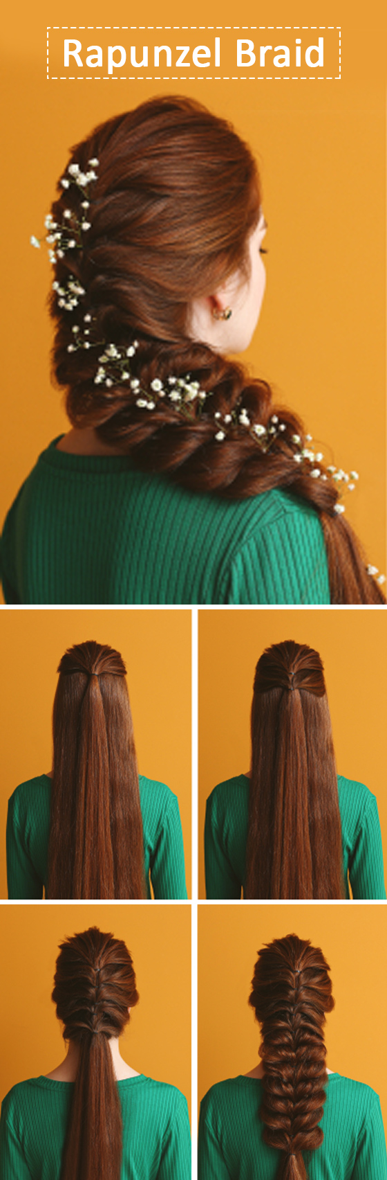 How to create a simple Rapunzel hairstyle