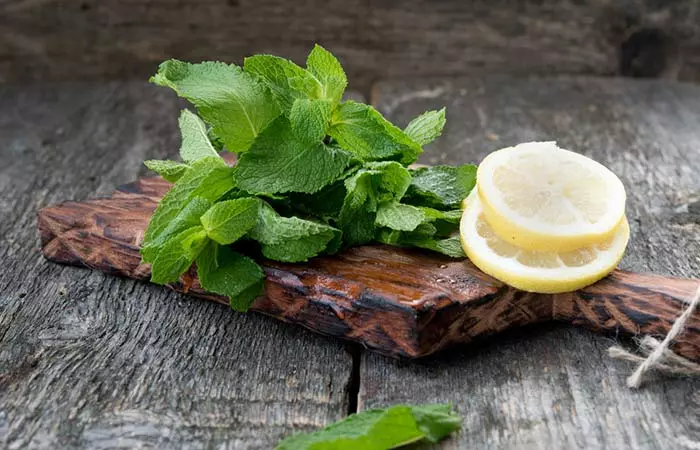 Mint and lemon for weight loss
