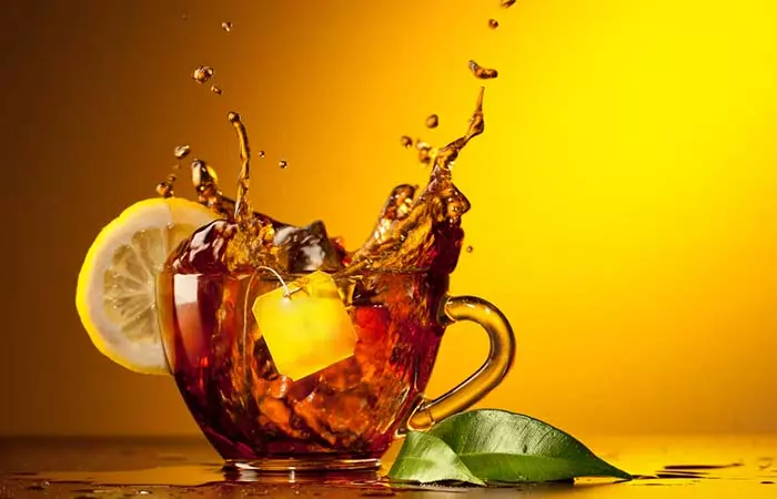 Lemon herbal tea for weight loss