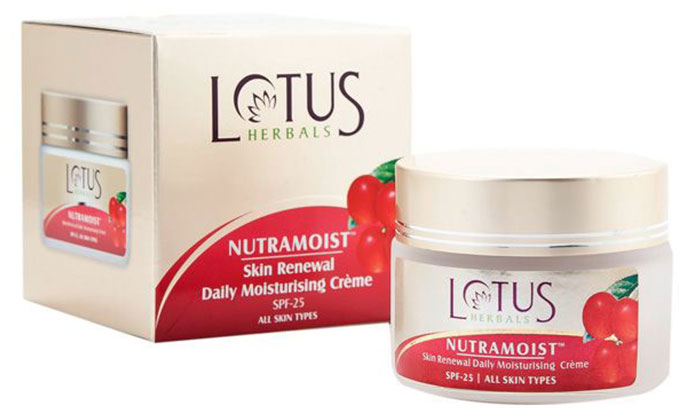 Lotus Herbals Nutramoist Skin Renewal Daily Moisturising Crème 