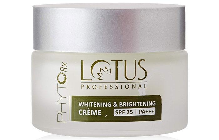 Lotus Professional Phyto Rx Whitening And Brightening Crème - Best Fairness Creams For Oily Skin