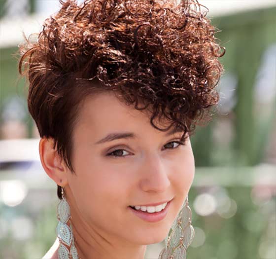 Mowhawk perm hairstyle