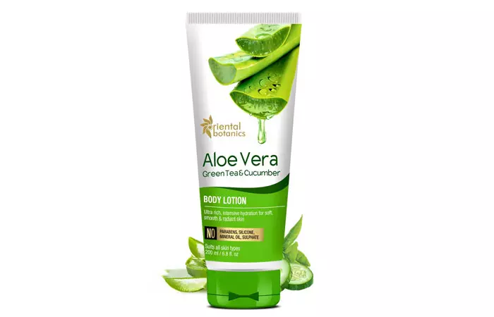 Oriental Botanics Aloe Vera, Green Tea & Cucumber Body Lotion