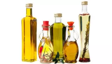 Plant oil is healthy fat food for vegetarians