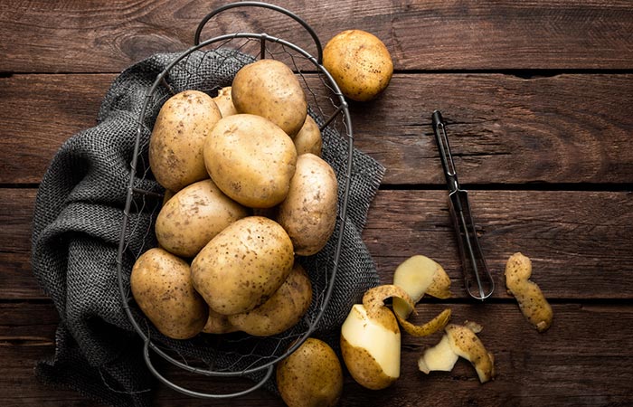 Potato as one of the ways to lighten your skin tone