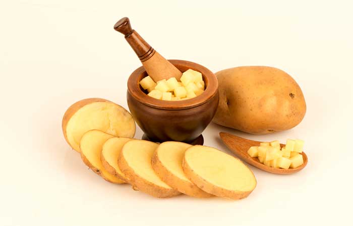 Potato to prevent pigmentation during pregnancy