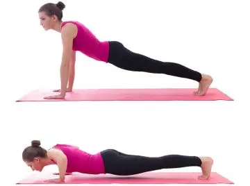 Push-ups exercise for flabby arms