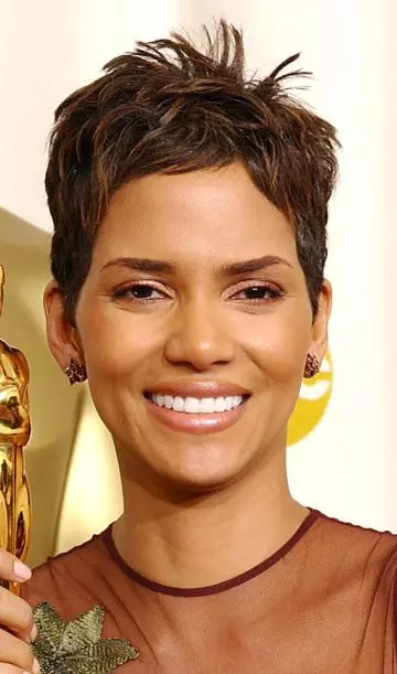 Short cropped layered pixie celebrity hairstyles for women over 40