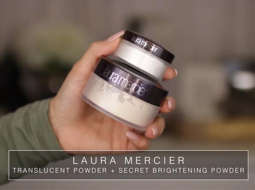 Step 3 is setting your foundation with a translucent powder