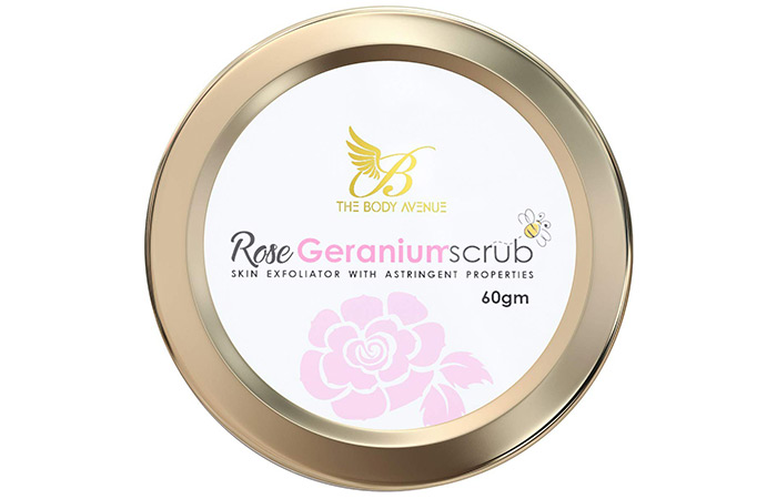 The Body Avenue Rose Geranium Scrub