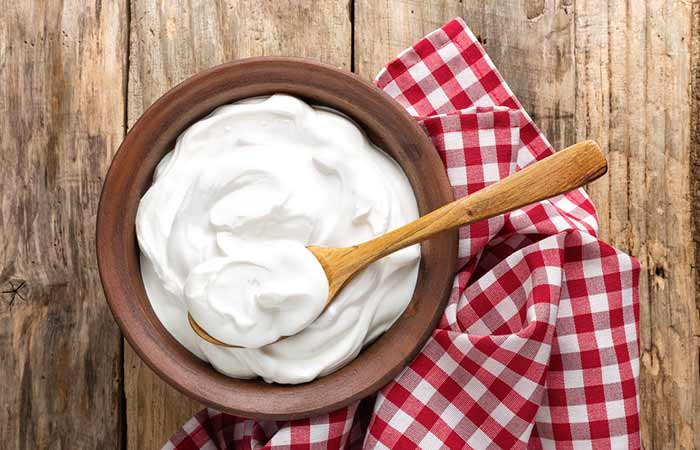 Yogurt to prevent pigmentation during pregnancy