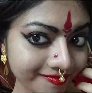 Final look of Bhartanyatam makeup
