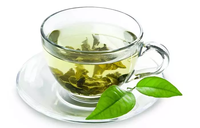 How to make green tea with leaves