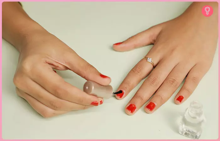 Step 10: Finish It Off With A Clear Nail Polish
