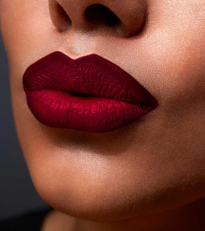 mixing red and brown lipstick