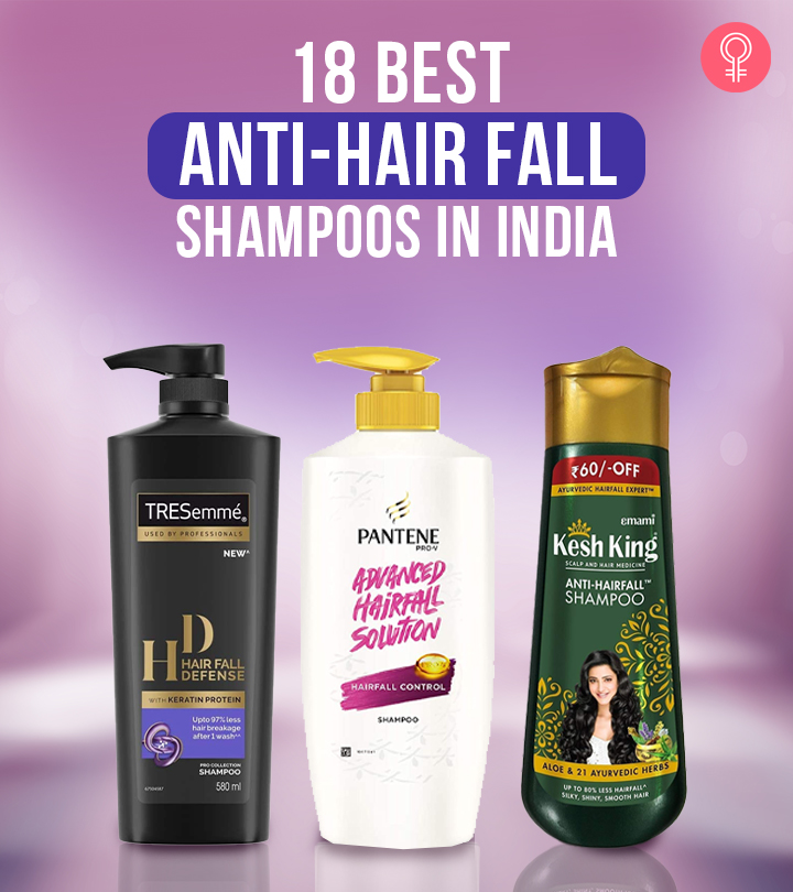 18 Best Anti Hair Fall Shampoos For All Hair Types 2021