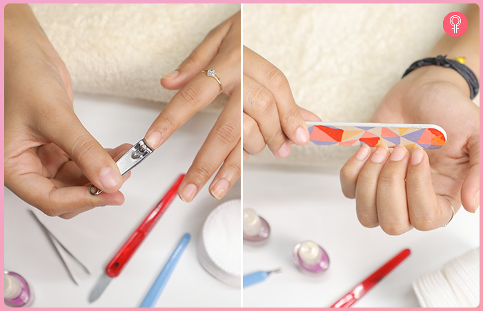 Step 3: Clip And File Your Nails